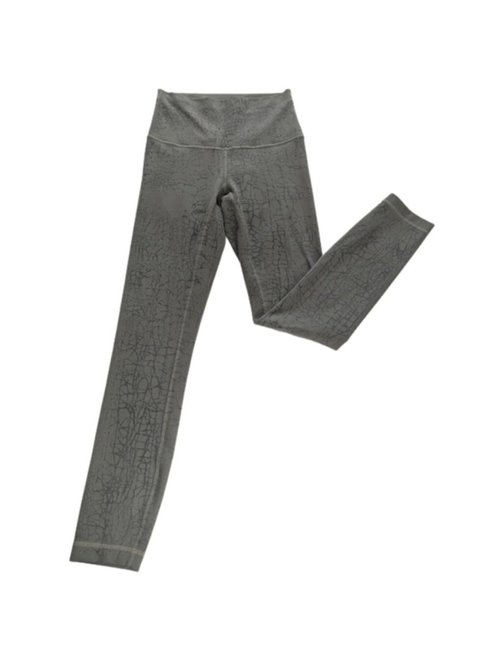 Lululemon Wunder Train HR Tight Gray Thread Dye Rover Black Everlux Athleisure 2